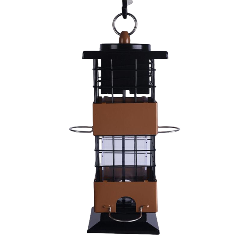Outdoor Squirrel Proof Bird Feeder Hanging In Garden